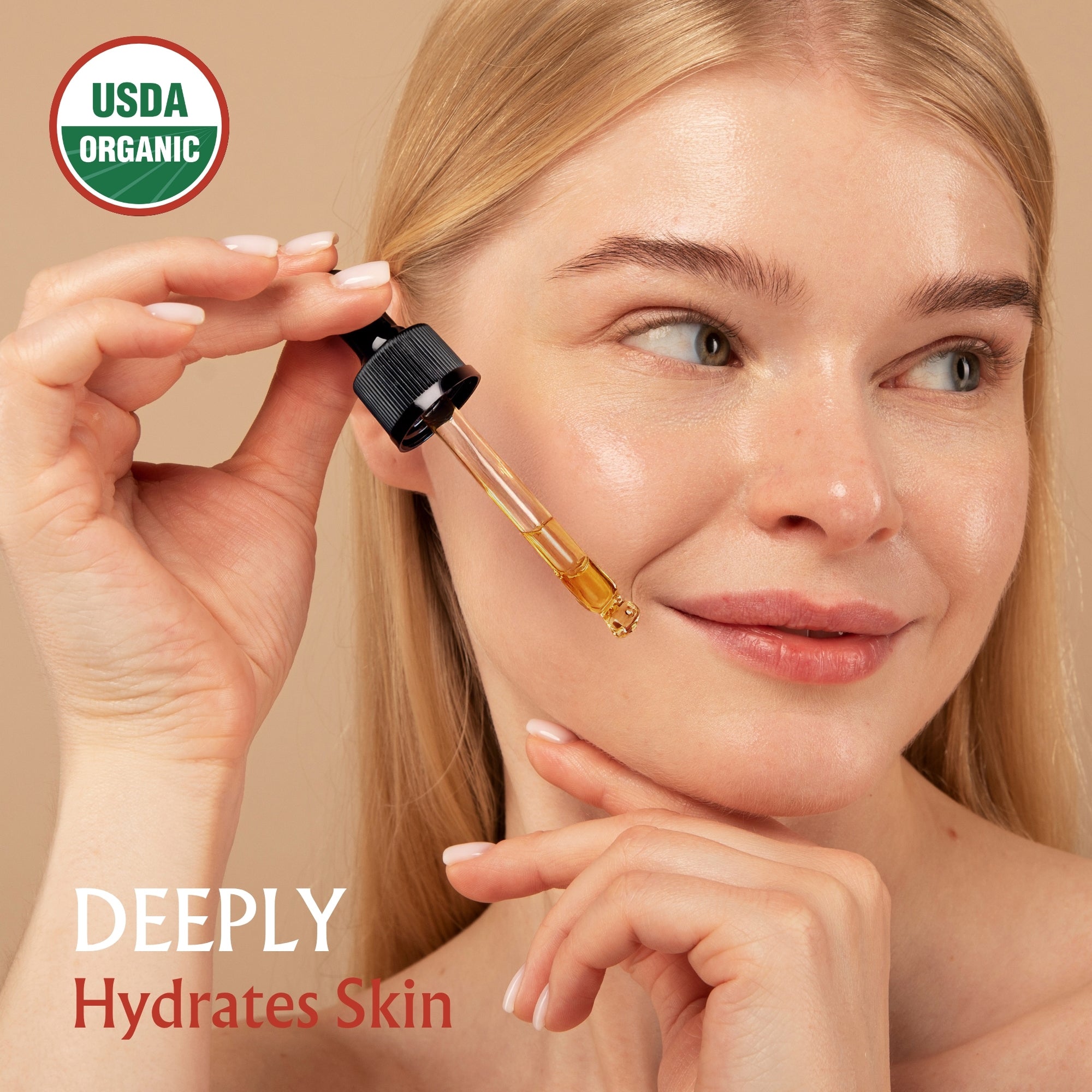 Organic Rosehip Oil - Pure 100% USDA Certified