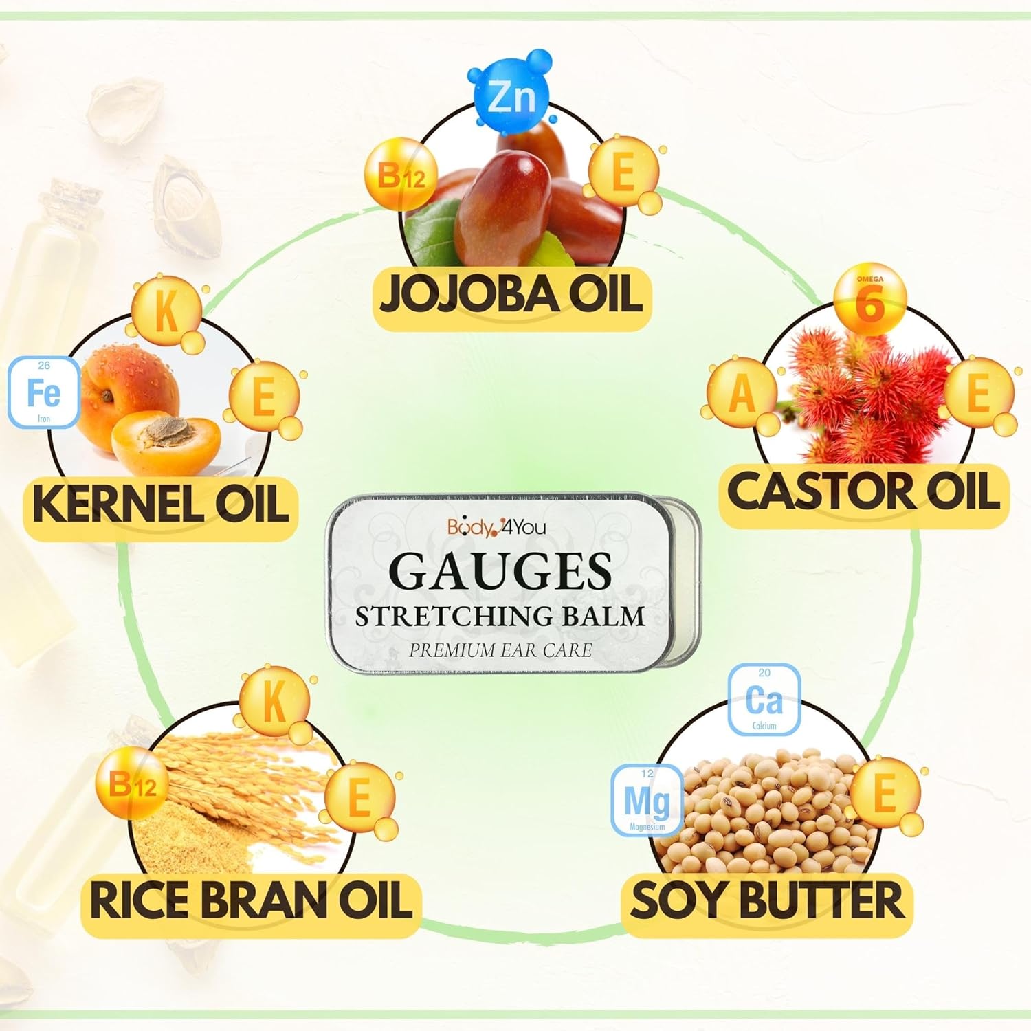 Piercing Aftercare Kit, Balm + Jojoba Oil