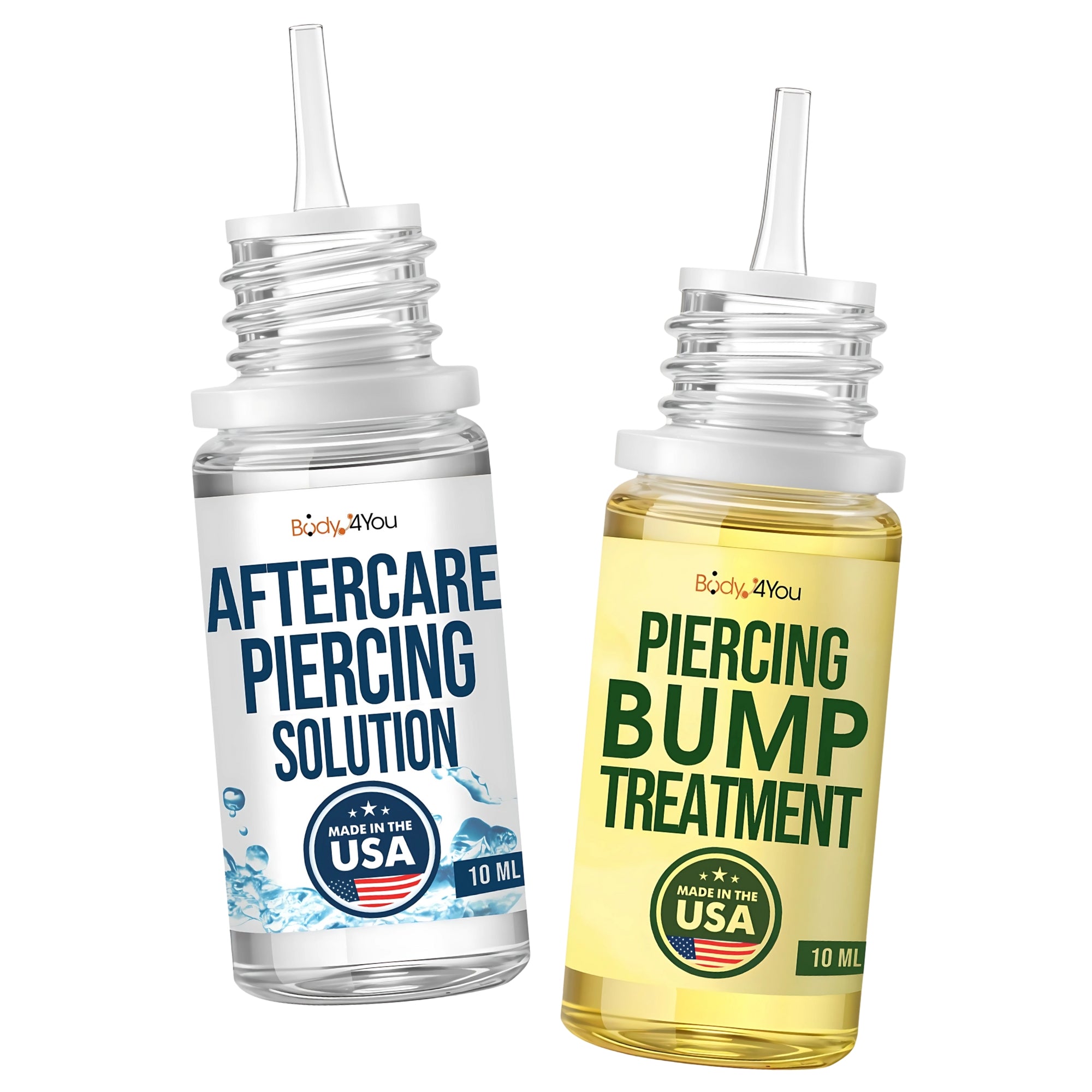Piercing Aftercare Kit, Saline Drops + Bump Oil BodyJ4you Piercing Aftercare Kit, Saline Drops + Bump Oil BodyJ4you