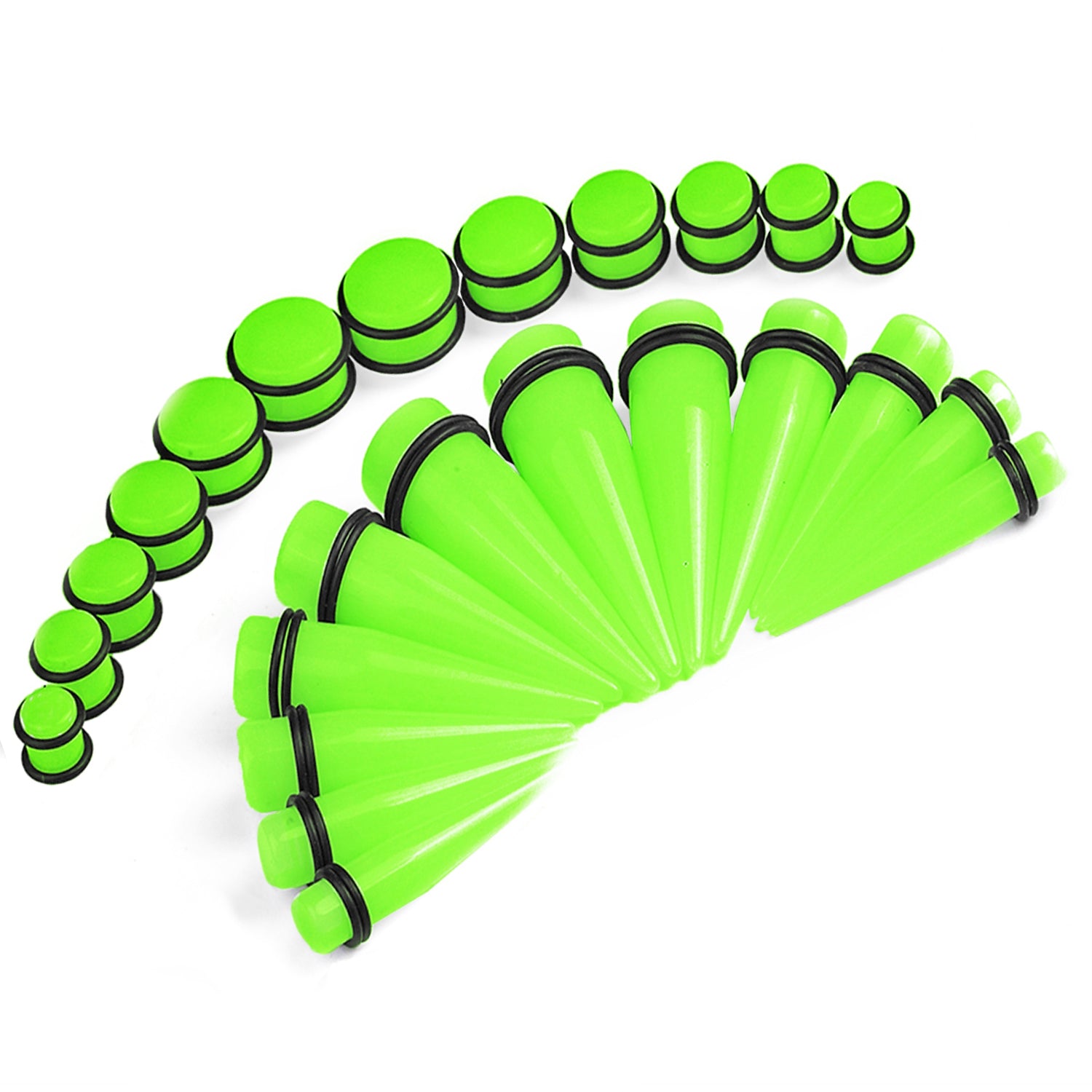 24PC Ear Stretching Kit (00G-20 mm)