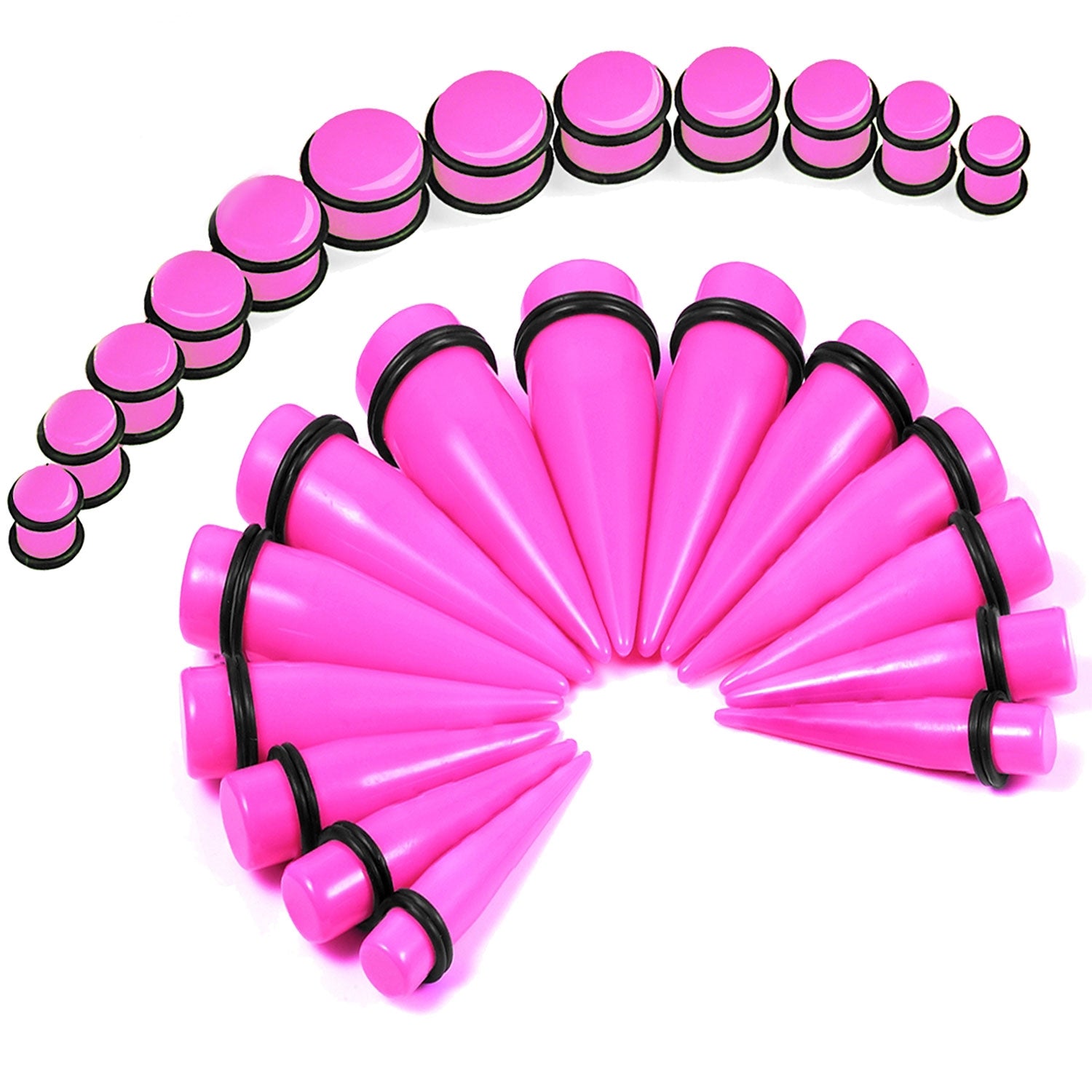 24PC Ear Stretching Kit (00G-20 mm)