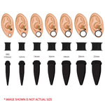 28PC Big Gauges Kit Ear Stretching 00G-22mm Acrylic Taper Silicone Plug Tunnels Piercing - BodyJ4you