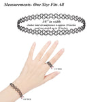 30PC Choker Necklace Bracelet Ring Set Multicolor Stretch Elastic Jewelry Girls Kids Gift - BodyJ4you