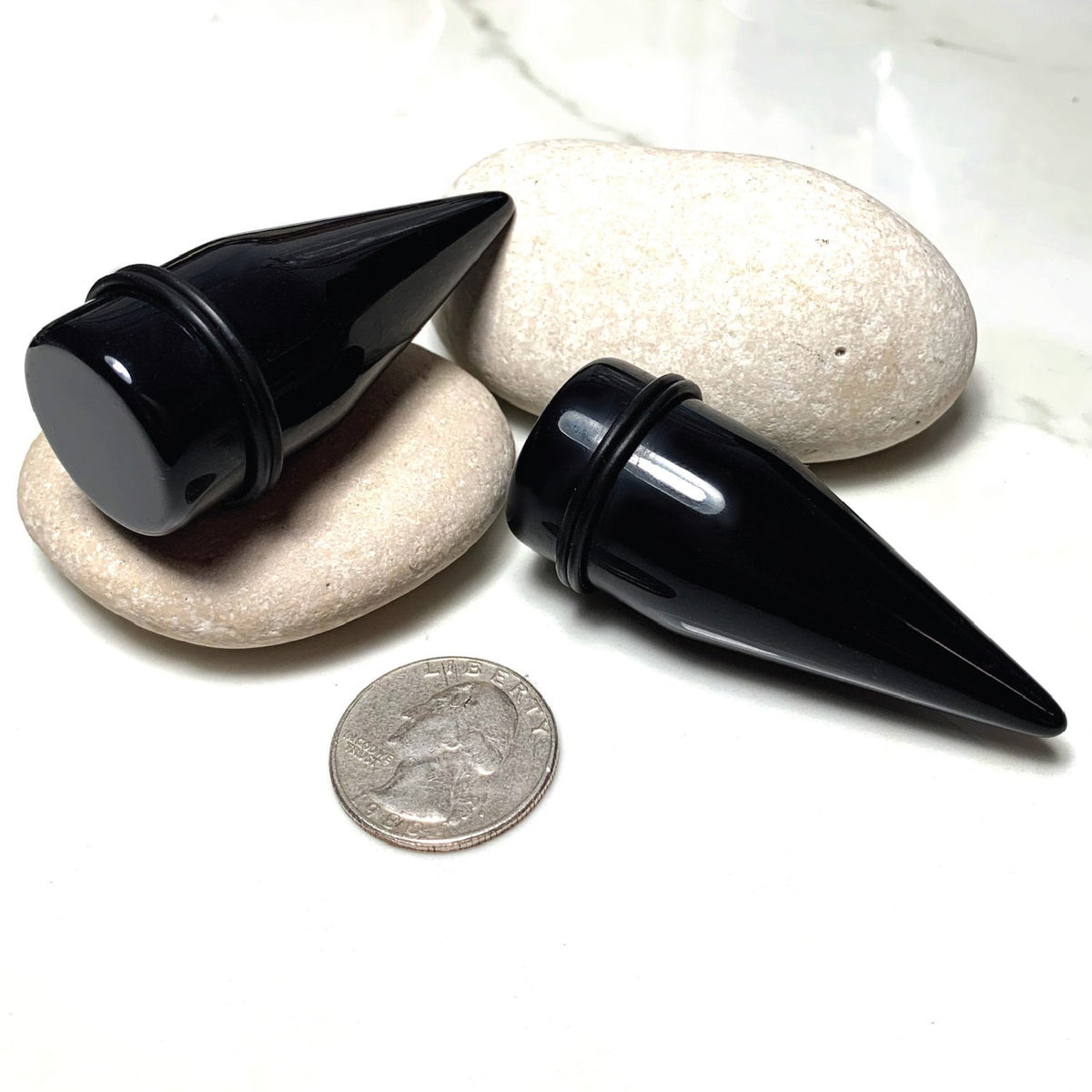 BodyJ4You 36PC Big Gauges Kit Ear Lobe Stretching Set Single Flare T