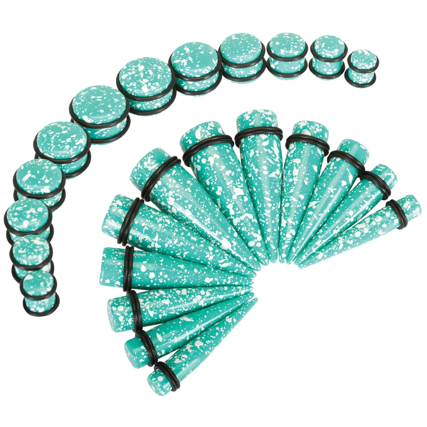 24PC Ear Stretching Kit (00G-20 mm)