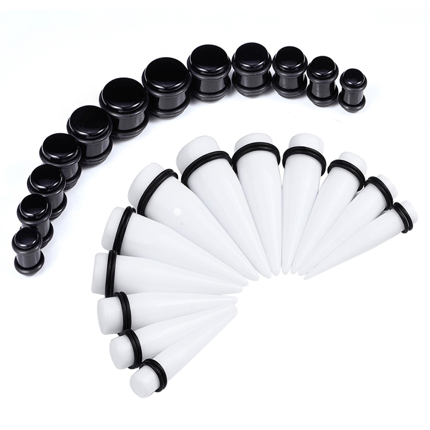 24PC Ear Stretching Kit (00G-20 mm)