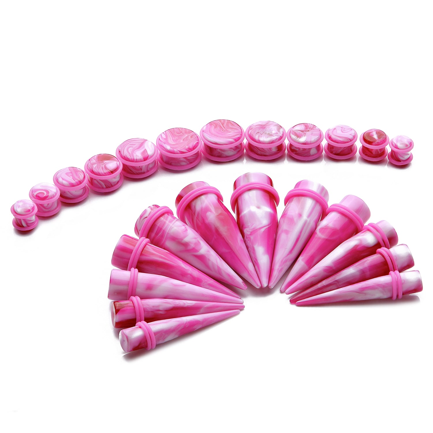 24PC Ear Stretching Kit (00G-20 mm)