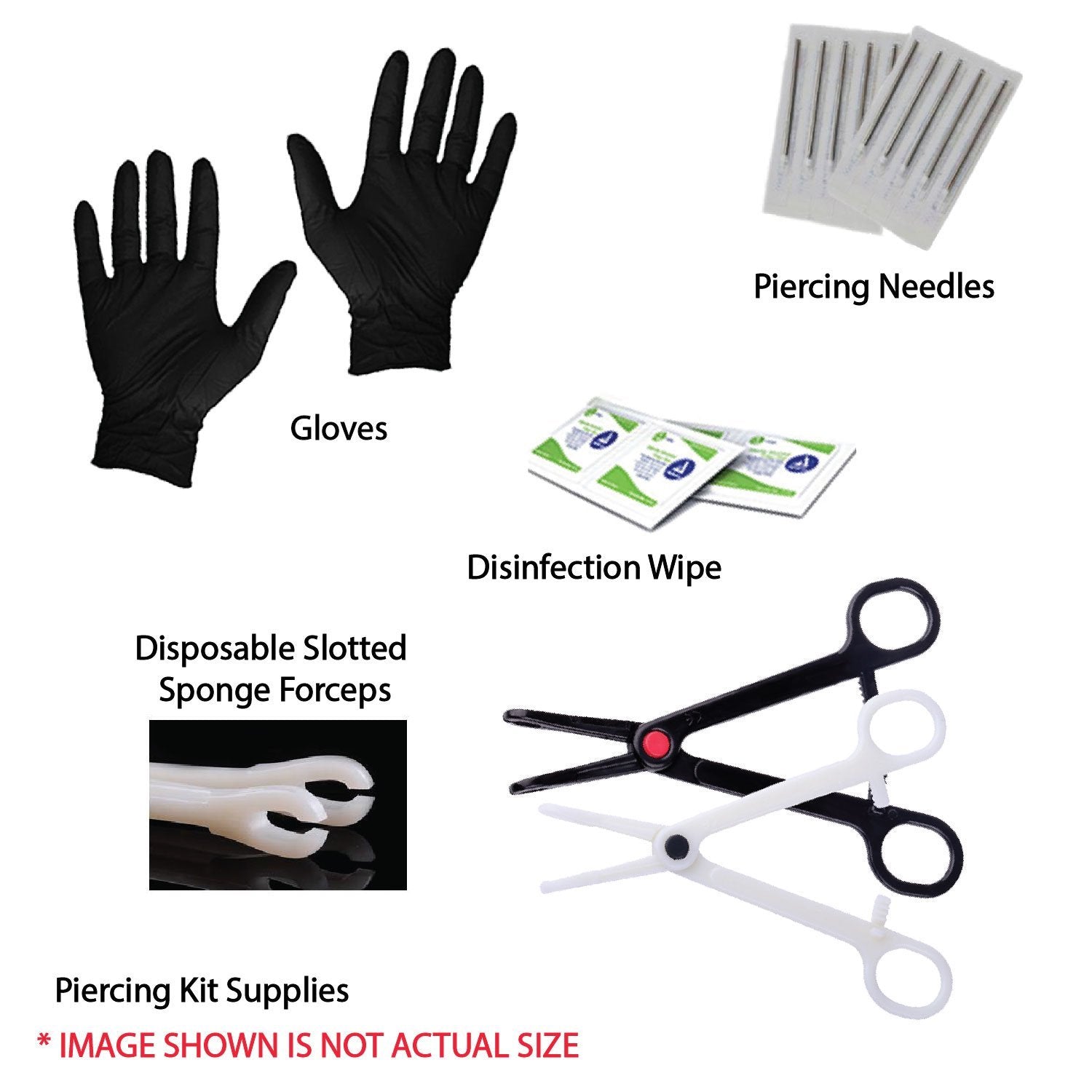 BodyJ4You 156PC Body Piercing Kit Lot 14G 16G Belly Ring Labret Tongue Tragus RANDOM Mix Jewelry - BodyJ4you