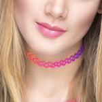 BodyJ4You 24PC Choker Necklace Set Colorful Mix Beaded Hawaiian Handmade Jewelry Women Girl Kids Value Pack - BodyJ4you
