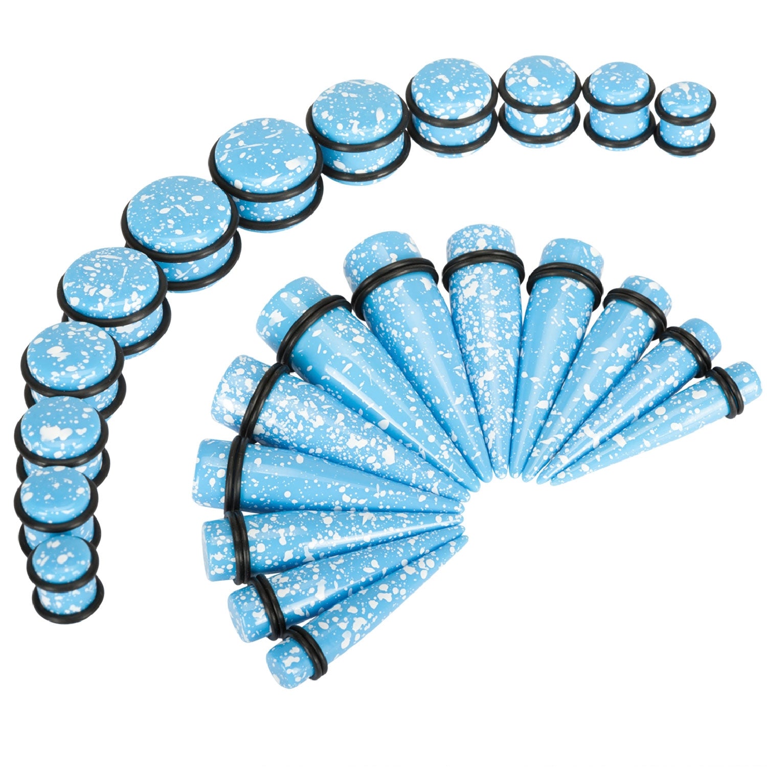 24PC Ear Stretching Kit (00G-20 mm)