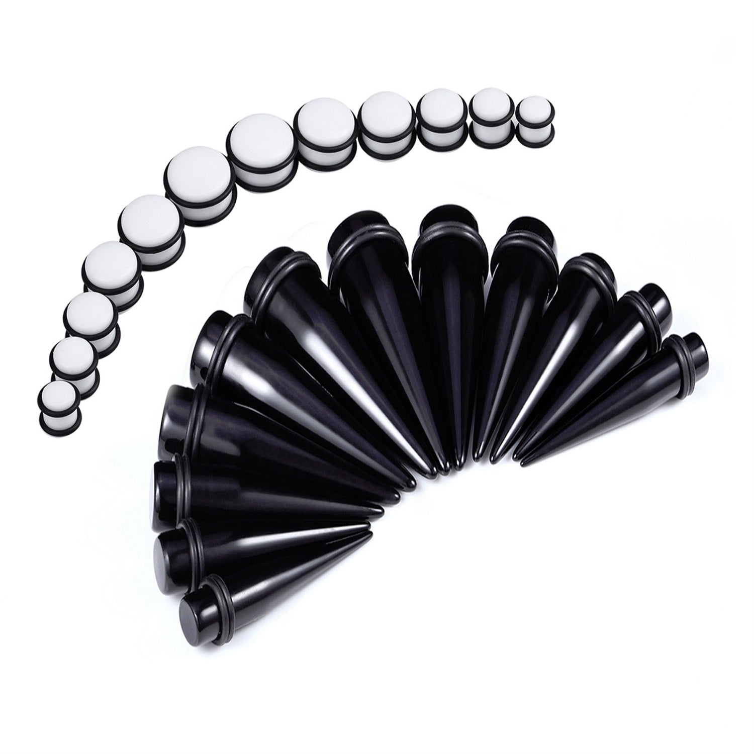 24PC Ear Stretching Kit (00G-20 mm)