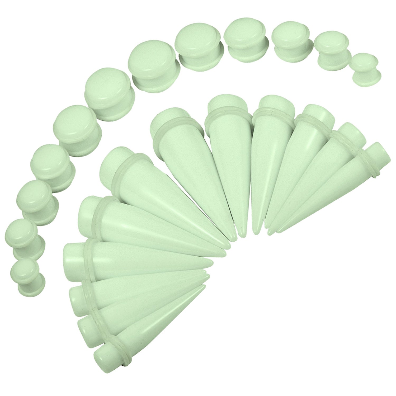 24PC Ear Stretching Kit (00G-20 mm)