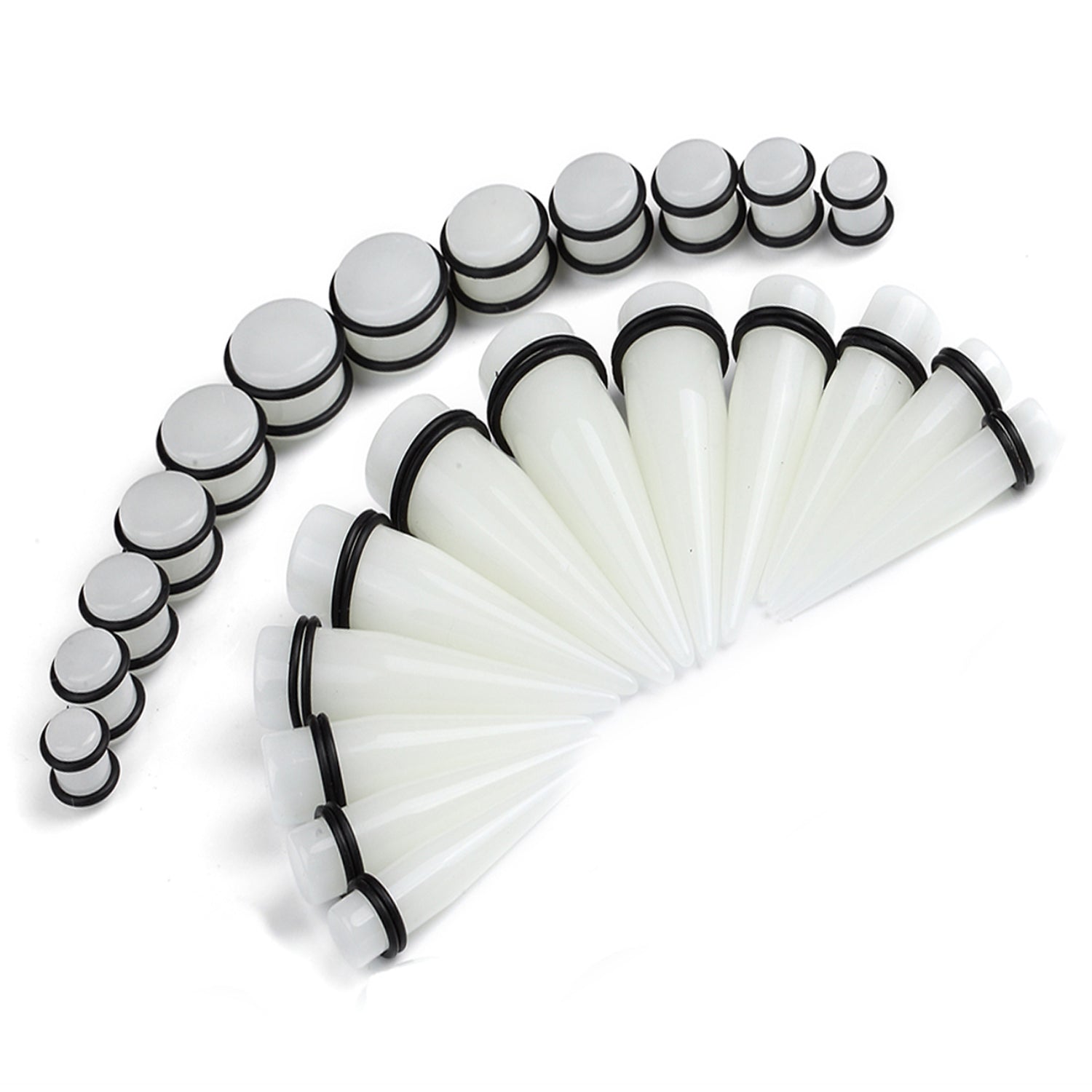 24PC Ear Stretching Kit (00G-20 mm)