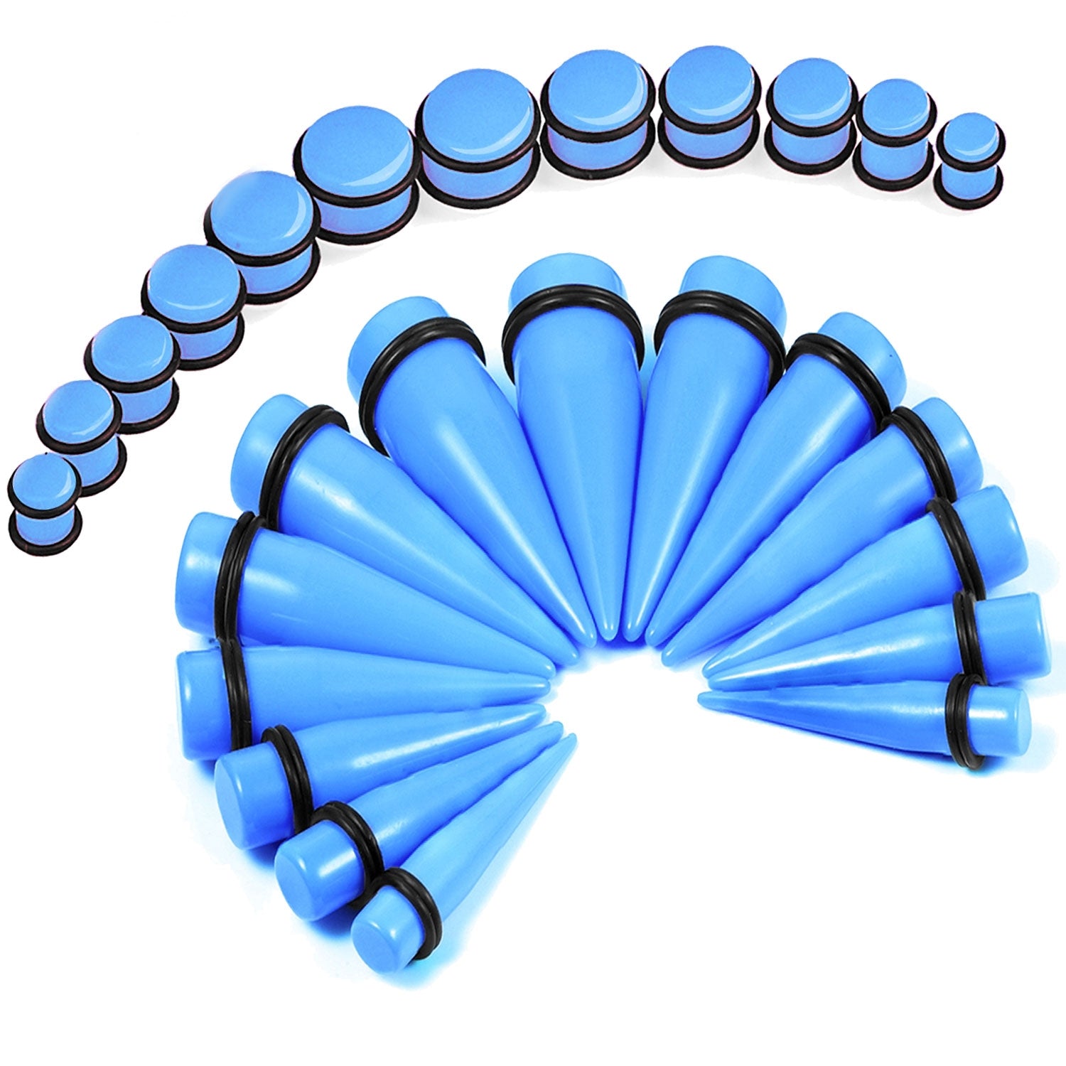 24PC Ear Stretching Kit (00G-20 mm)