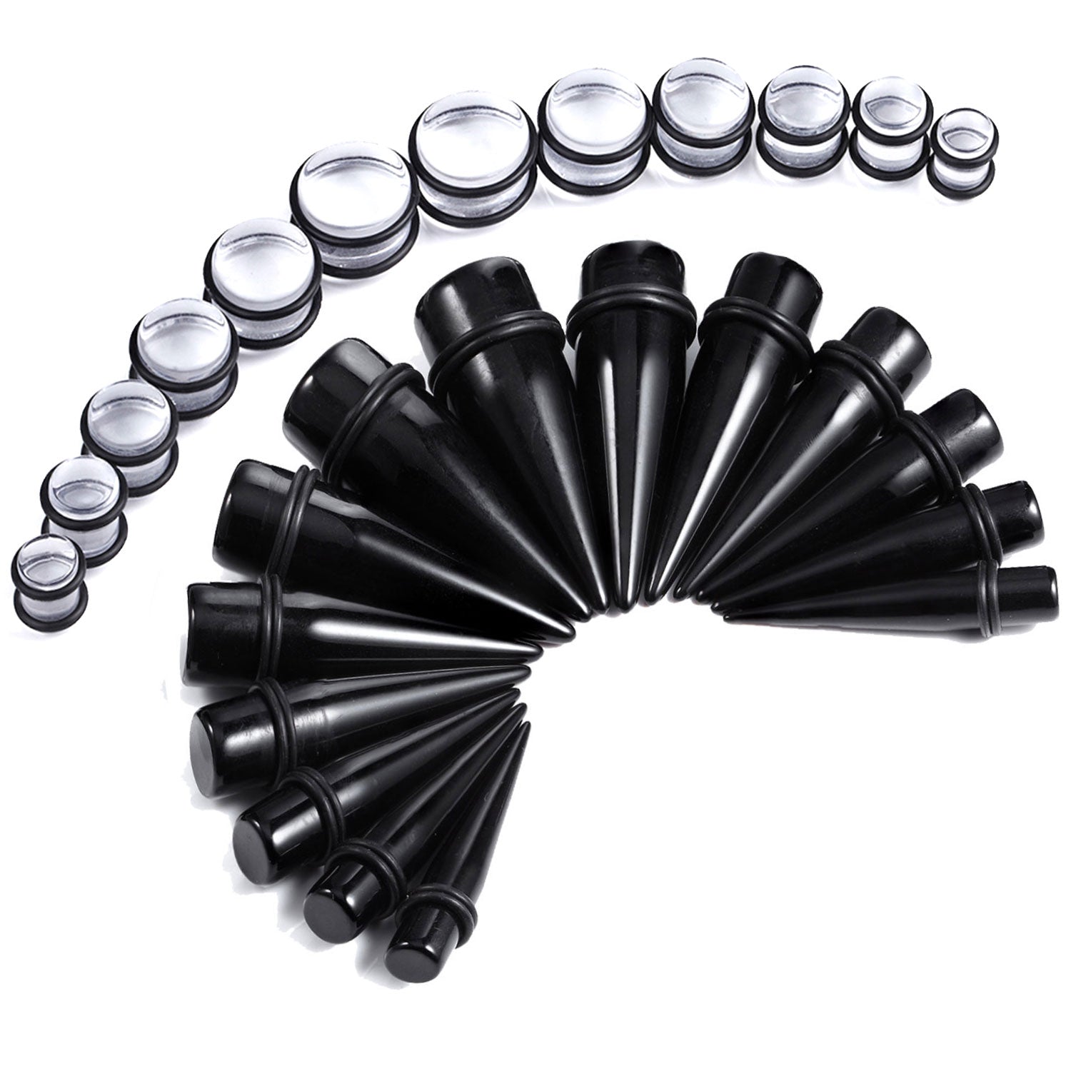 24PC Ear Stretching Kit (00G-20 mm)