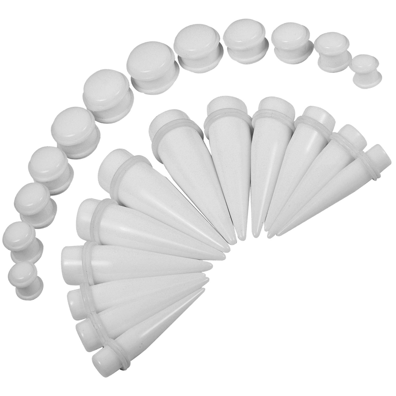 24PC Ear Stretching Kit (00G-20 mm)