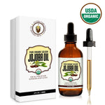 Jojoba Oil USDA 100% Organic Natural Pure Unrefined Treatment Face Skin Travel Size Set - BodyJ4you