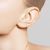 Labret Stud Tragus Earring 16G 18G 20G Threadless Push In Surgical Steel Helix Monroe - BodyJ4you