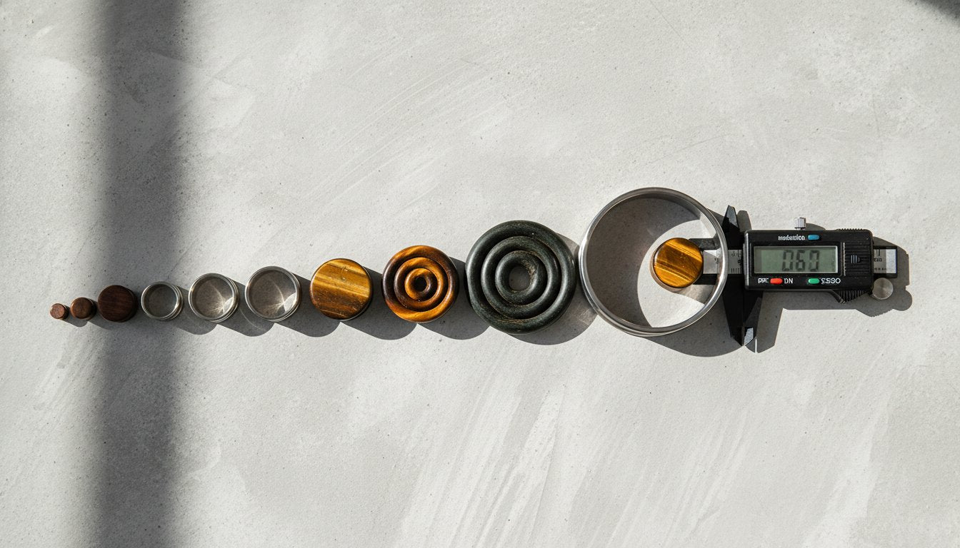 Ear Gauge Size Chart: The Complete 2026 Reference for Safe Stretching