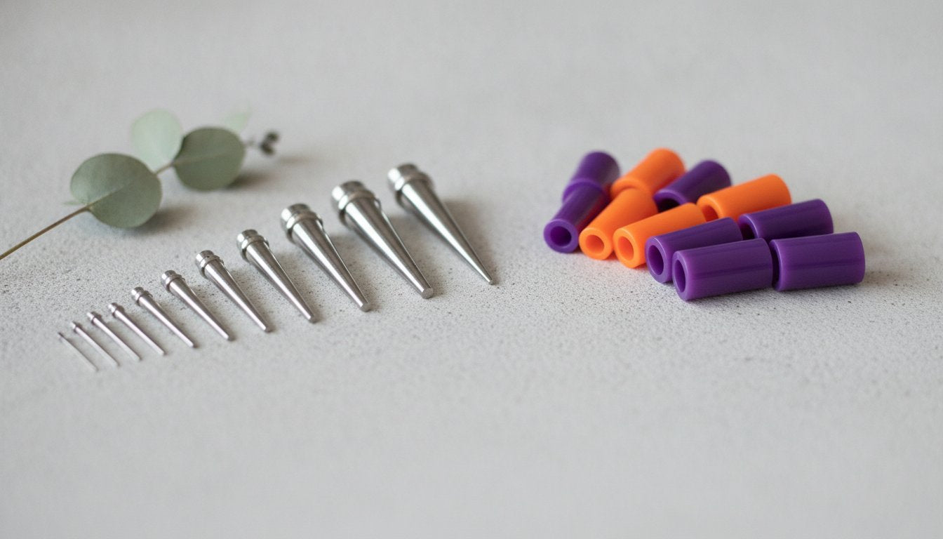 Steel vs. Acrylic Ear Stretching Kits: Choosing the Right Material for Your Journey