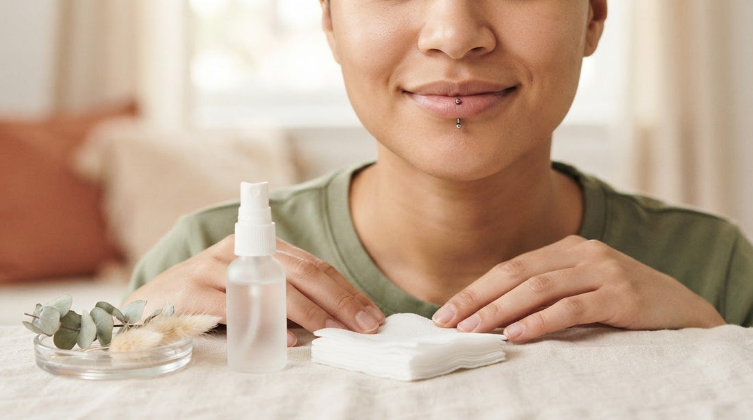 Vertical Labret Aftercare Instructions: A Gentle, Clear Routine