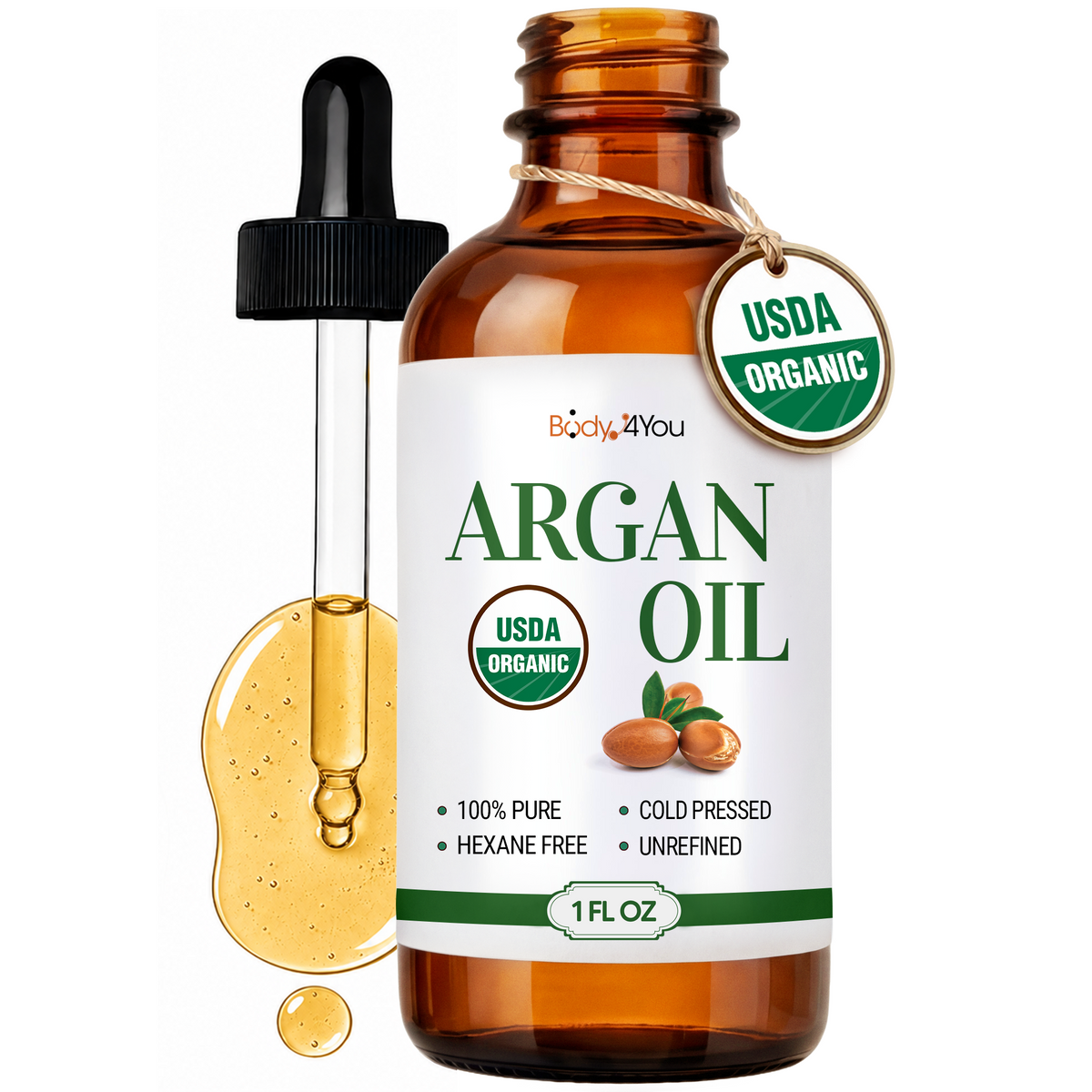 BodyJ4You Organic Argan Oil 1 Fl Oz alternate