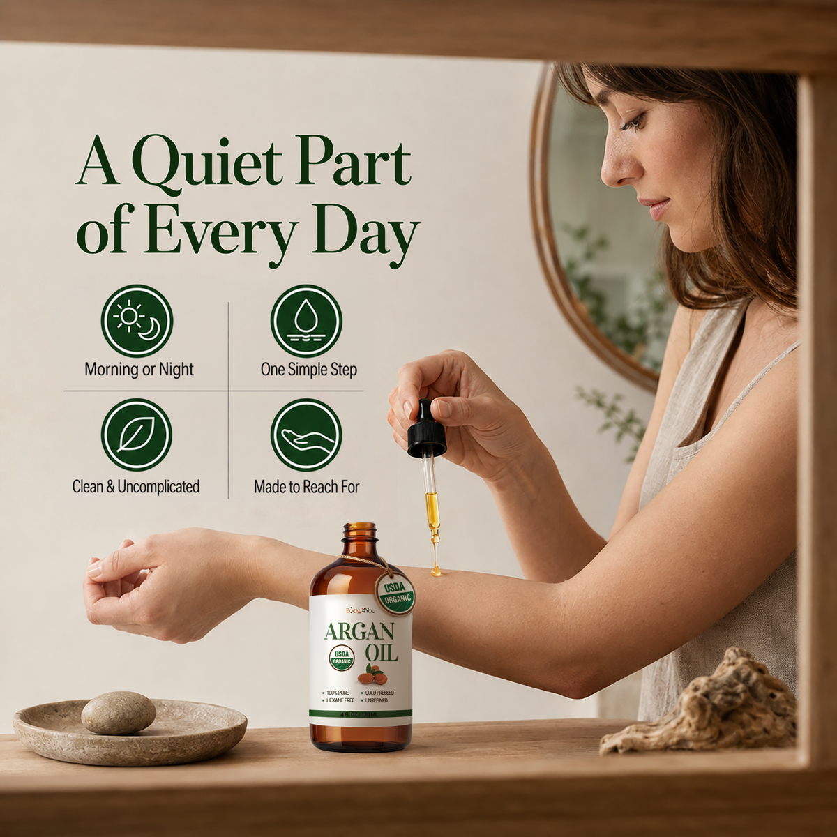 BodyJ4You Organic Argan Oil 4 Fl Oz product image 5