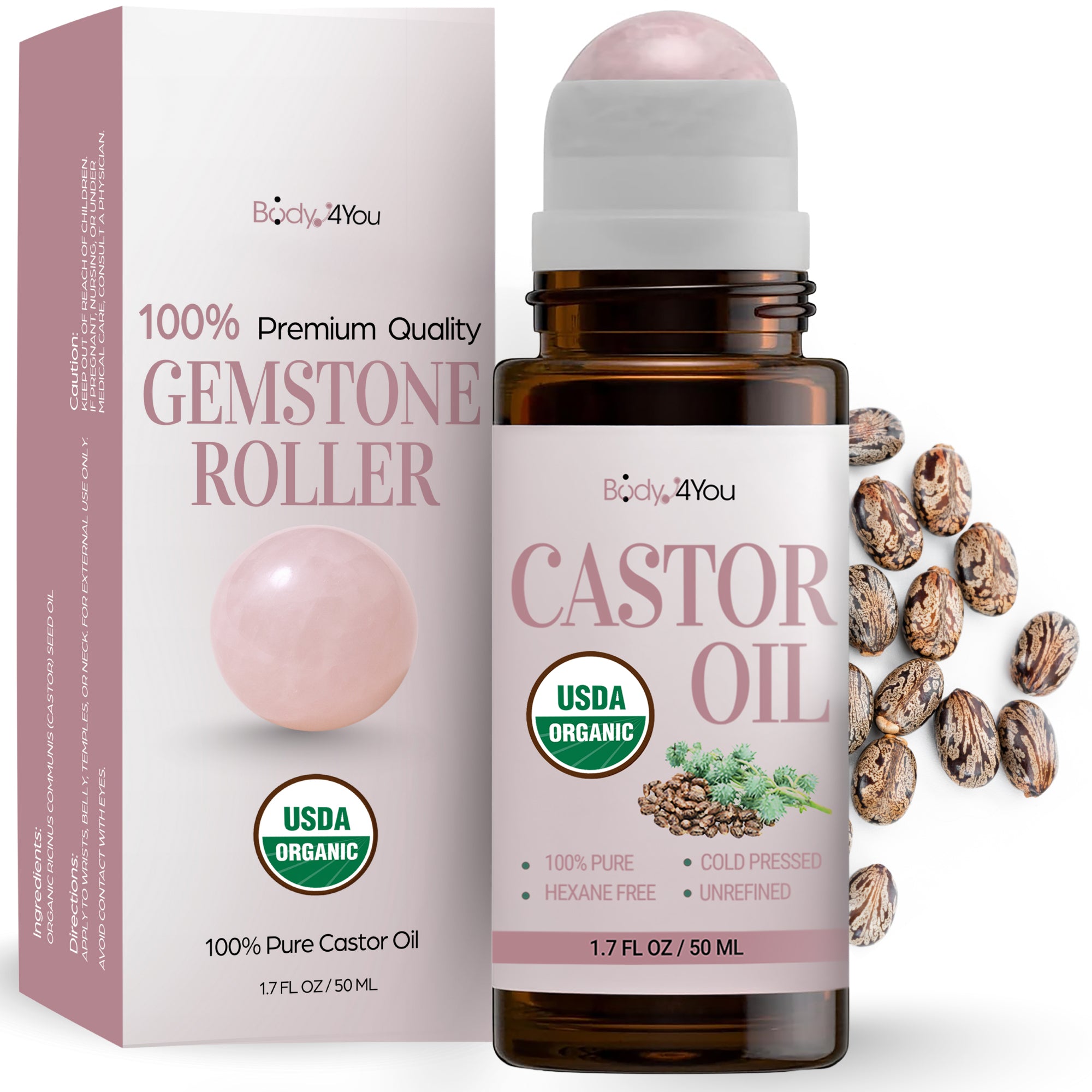 Organic Oil Roll On - 100% Pure Natural USDA