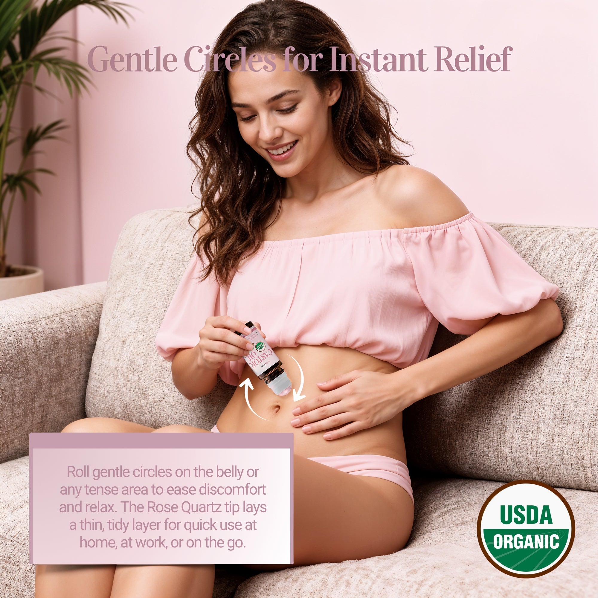 Organic Oil Roll On - 100% Pure Natural USDA