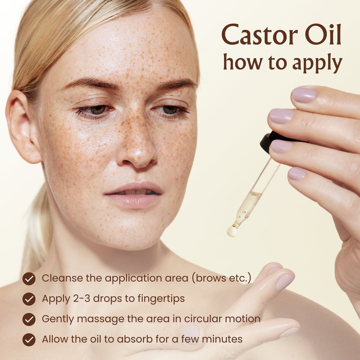 BodyJ4You Organic Castor Oil - Cold Pressed Hexane Free Hair, Scalp, Brow & Skin Oil detail 5