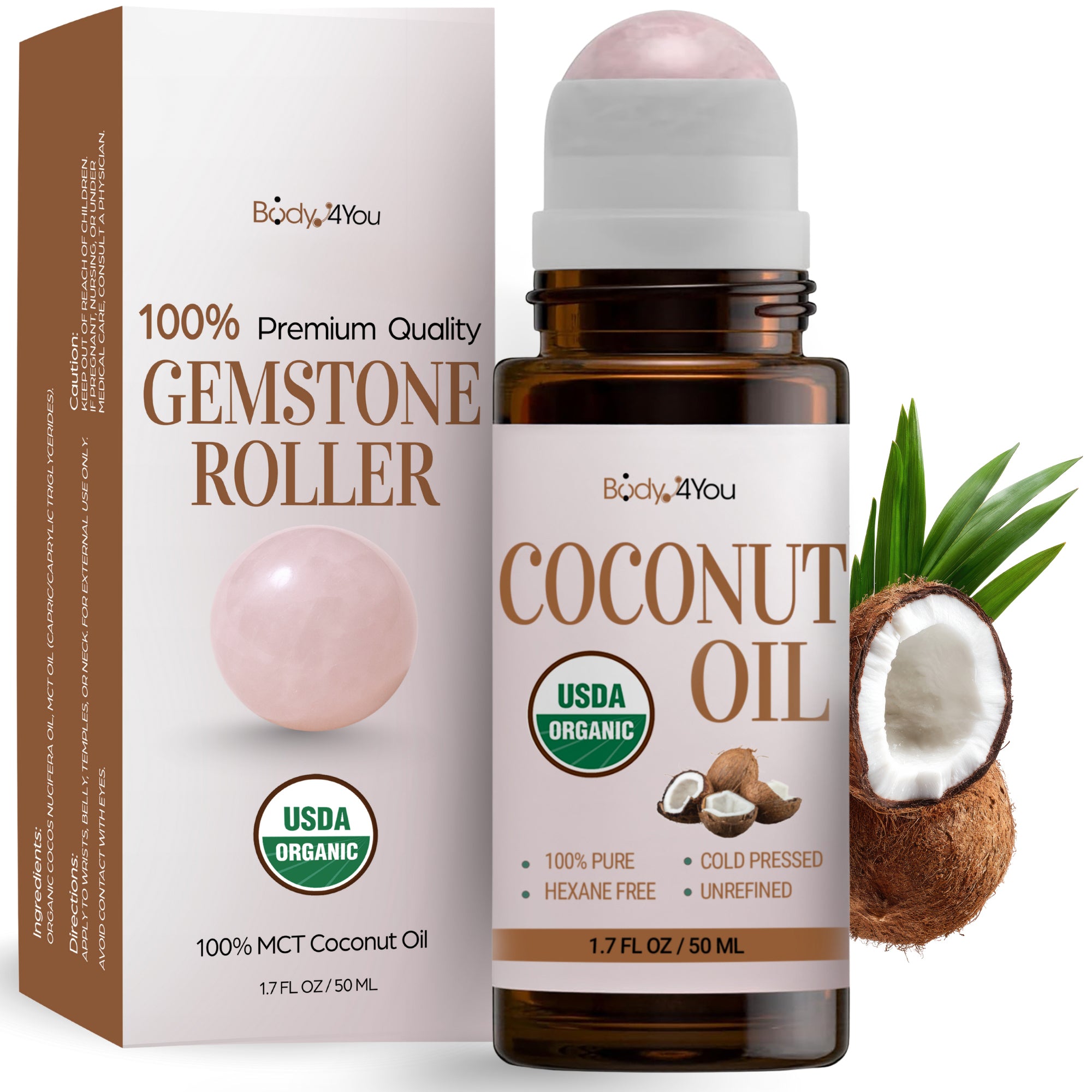 Organic Oil Roll On - 100% Pure Natural USDA