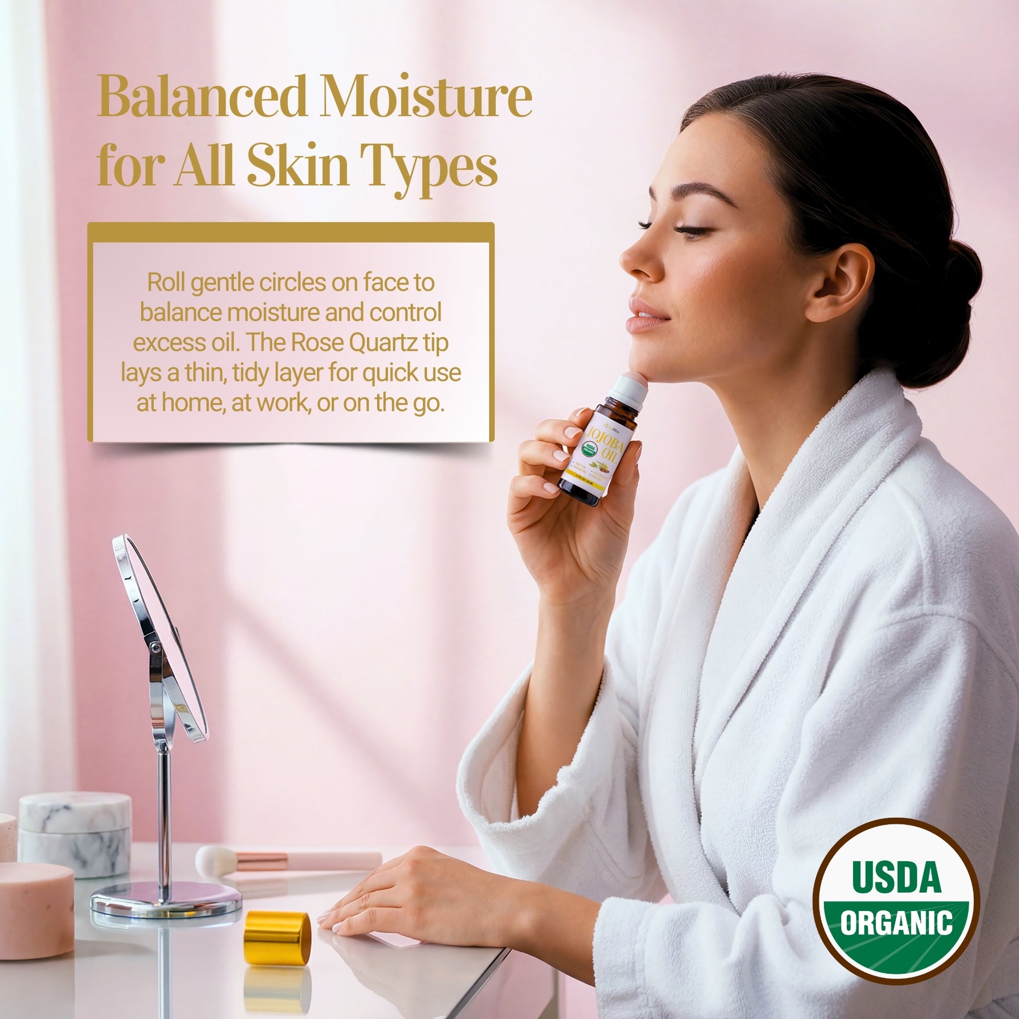 Organic Oil Roll On - 100% Pure Natural USDA