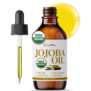 Organic Jojoba Oil - Pure 100% USDA Certified