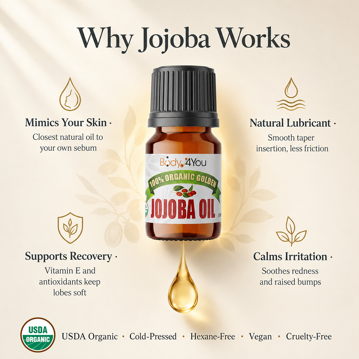 BodyJ4You 37PC Ear Stretching Kit with Jojoba Oil PT03