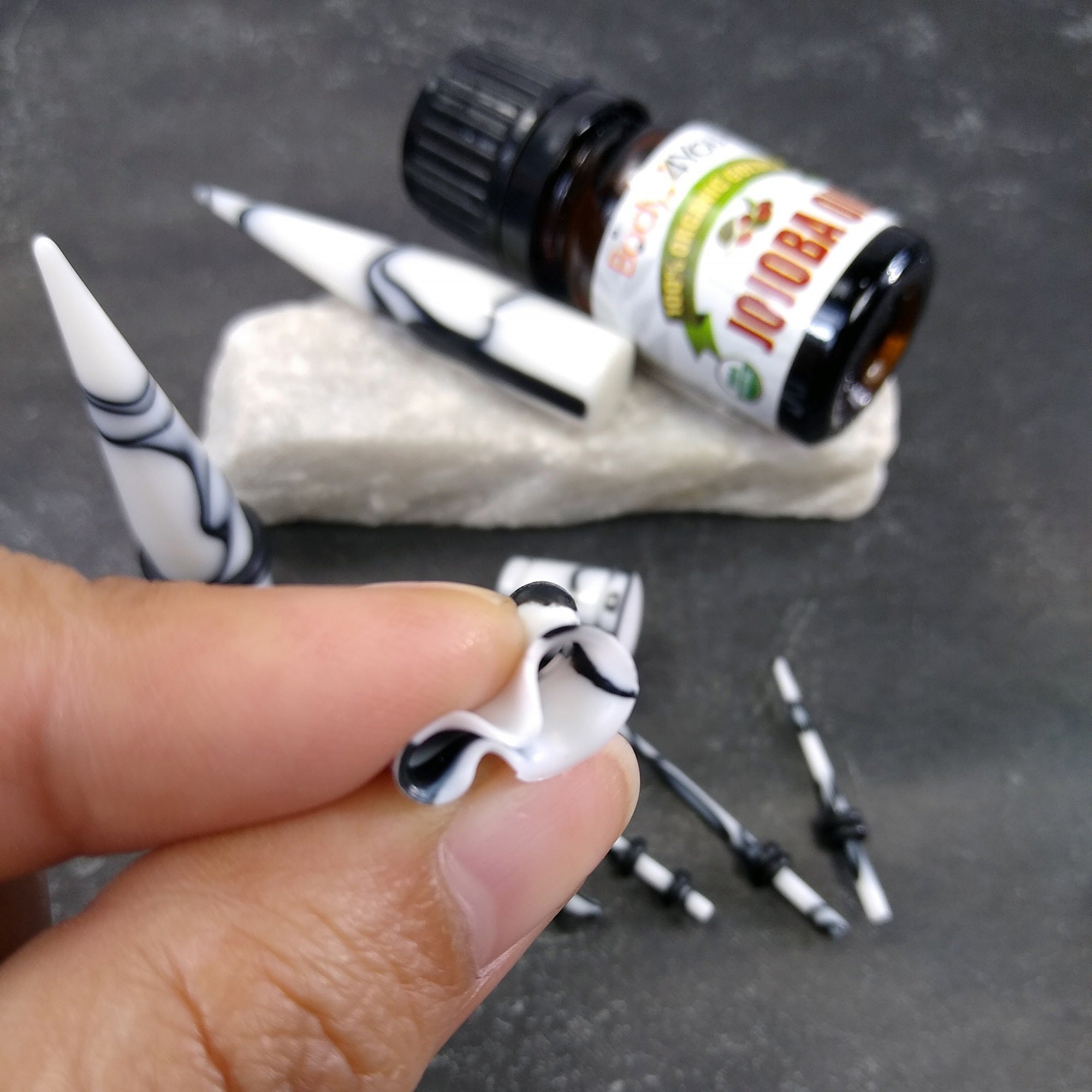48PC Ear Stretching Kit (14G-00G) + Jojoba Oil