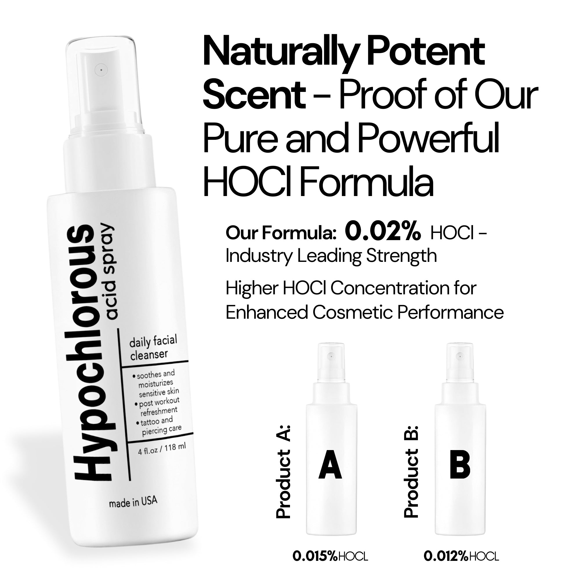 Hypochlorous Acid Face Spray - 4 Fl Oz