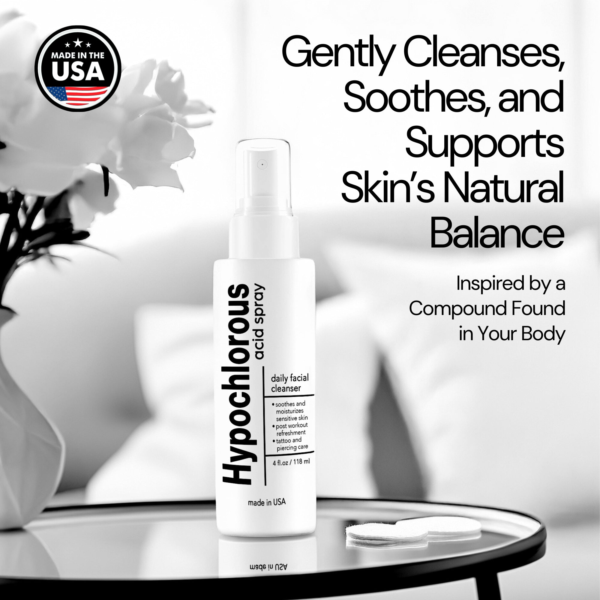 Hypochlorous Acid Face Spray - 4 Fl Oz