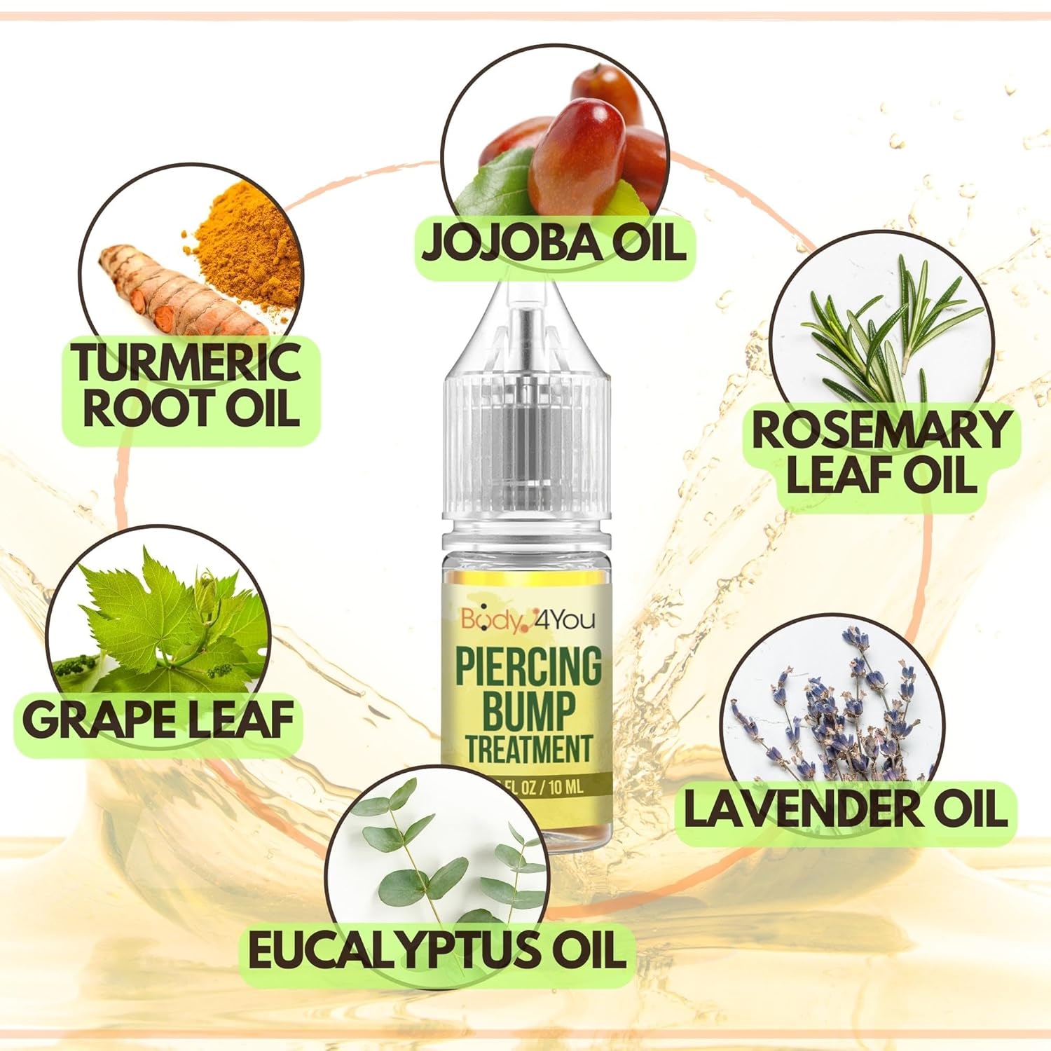 Piercing Aftercare Kit, Saline Spray + Bump Oil