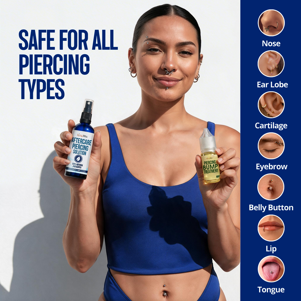 Piercing Aftercare Kit, Saline Spray + Bump Oil image 7