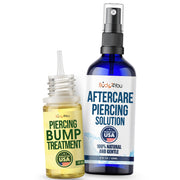 Piercing Aftercare Kit, Saline Spray + Bump Oil