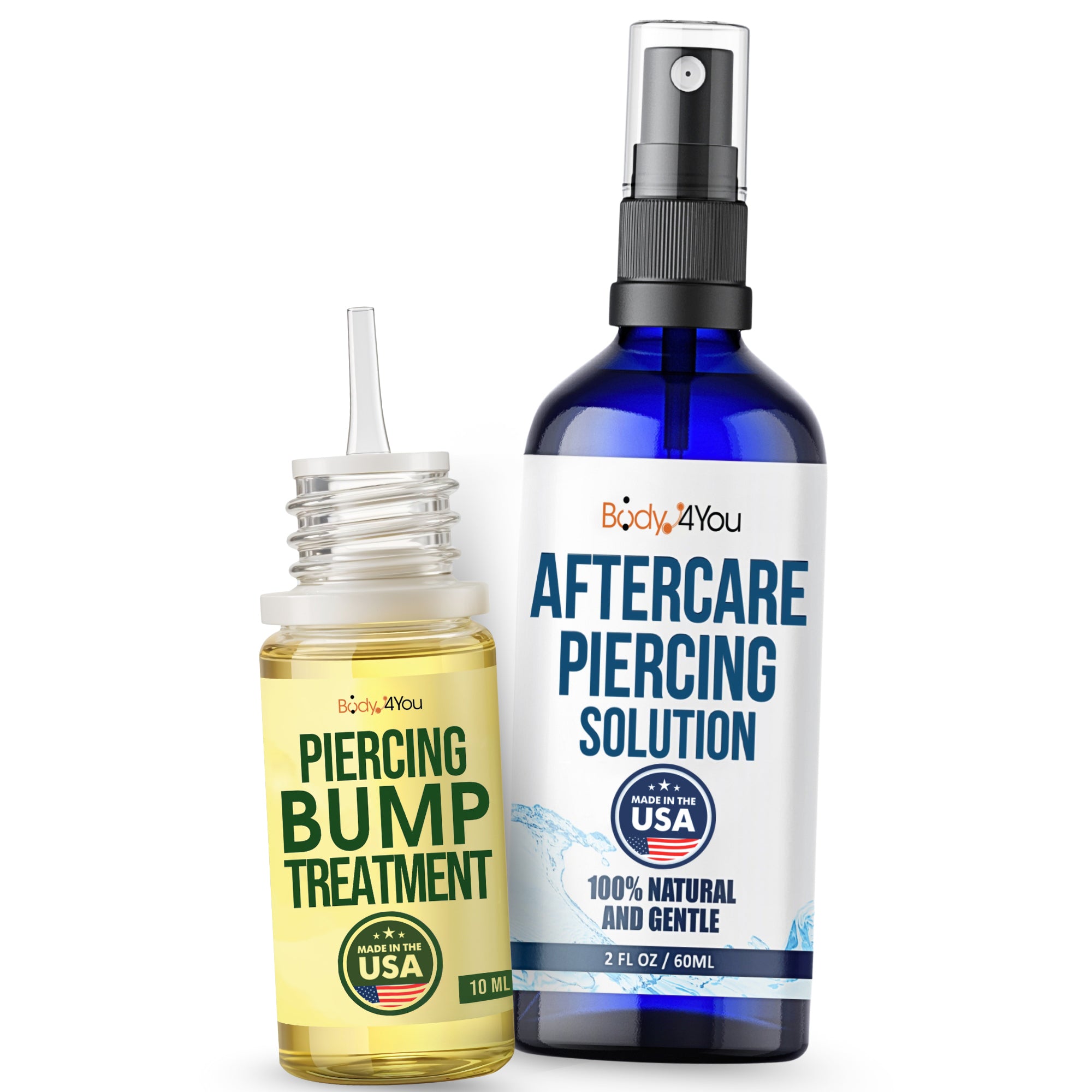 Piercing Aftercare Kit, Saline Spray + Bump Oil
