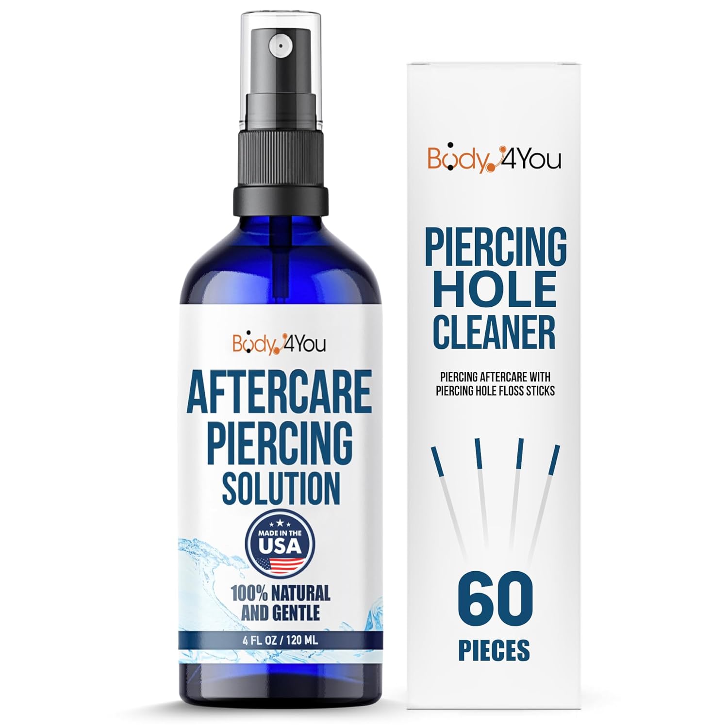 Piercing Aftercare Saline Spray - 4 Fl Oz