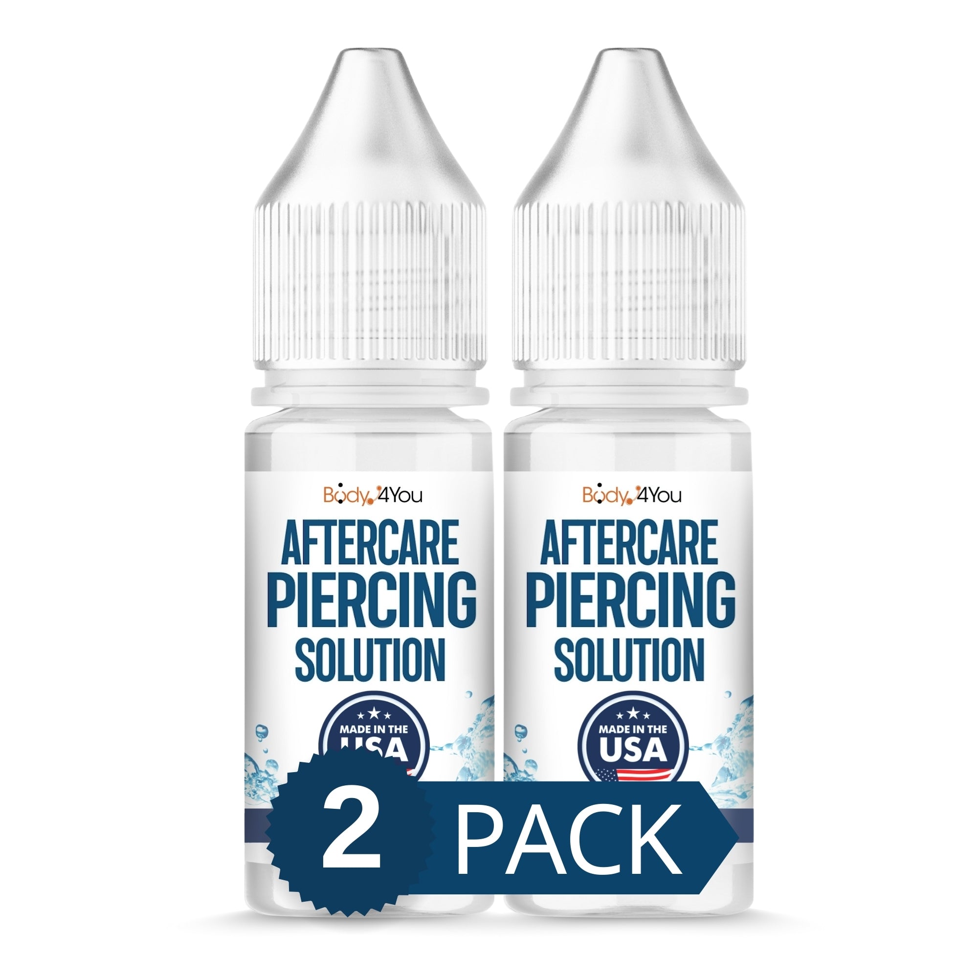 Piercing Aftercare Saline Drops - 0.33 Fl Oz