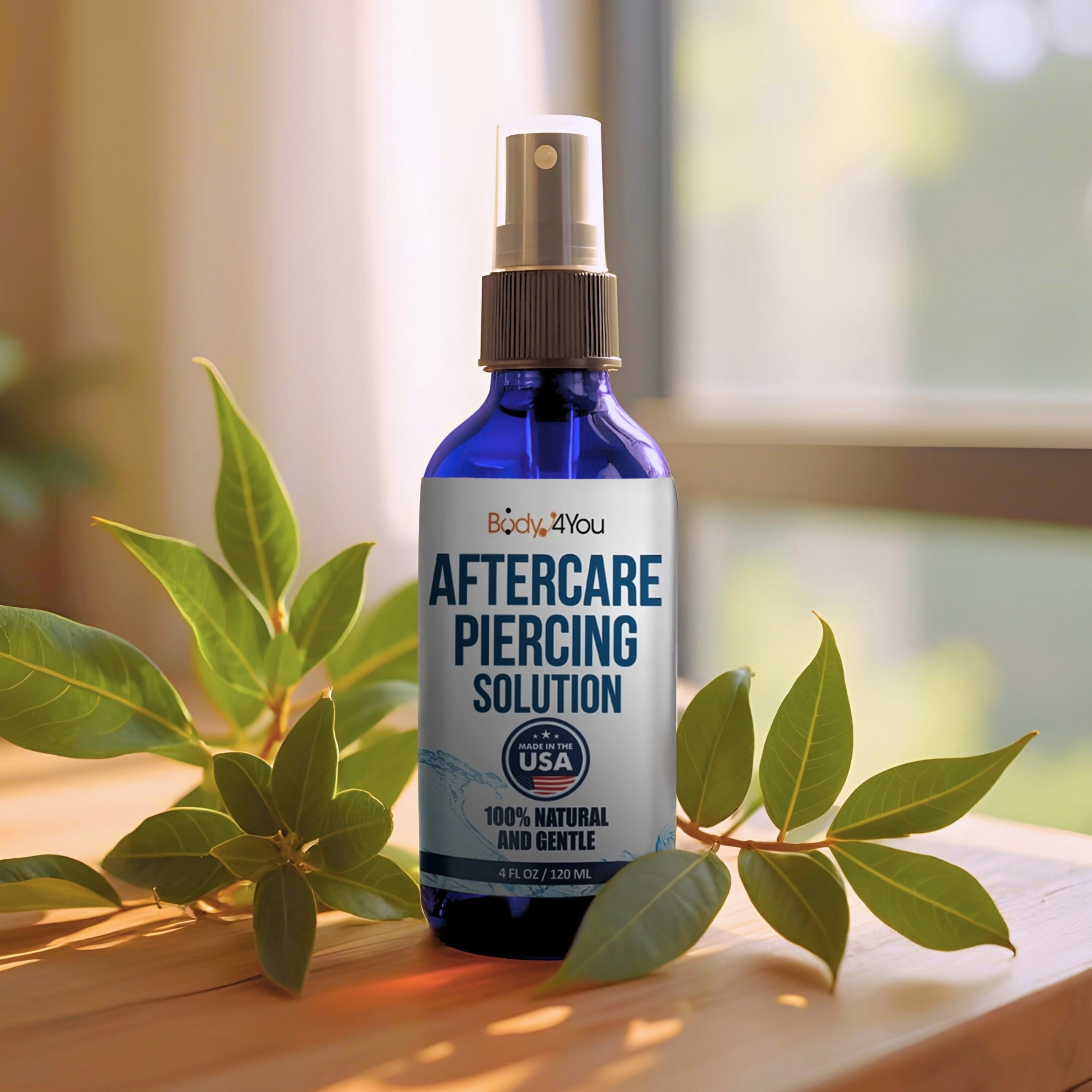 Piercing Aftercare Saline Spray - 4 Fl Oz