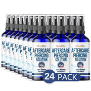 BodyJ4you Piercing Aftercare Saline Spray 2 Fl Oz 24 Pack