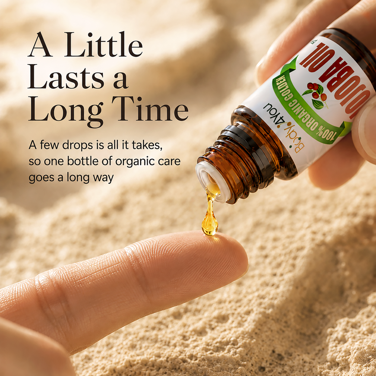 BodyJ4You Organic Jojoba Oil size options