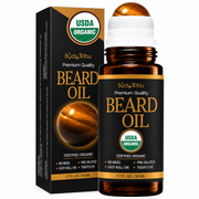 BodyJ4You Organic Beard Oil 1.7 Fl Oz Roll-On