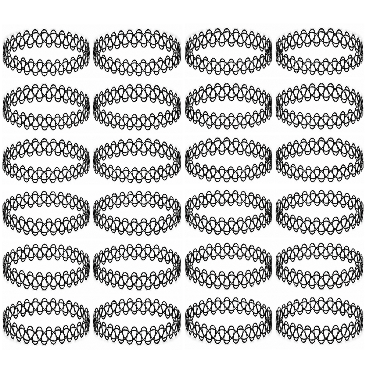 BodyJ4You 24PC Tattoo Choker Necklace Set main image