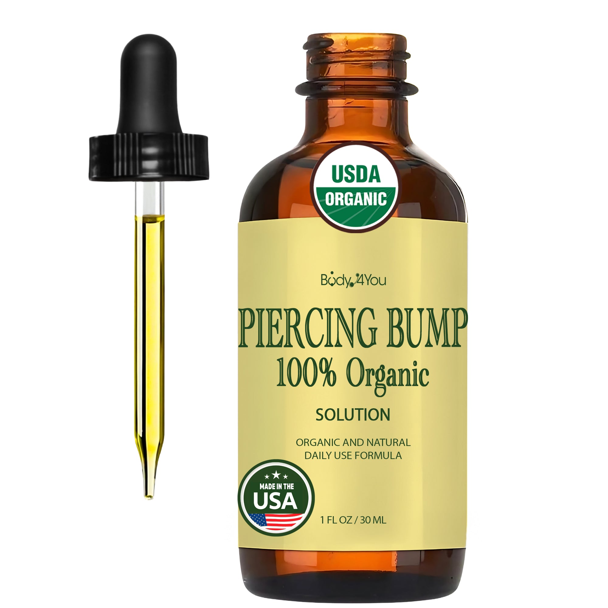 Organic Piercing Aftercare Oil Blend - 1 Fl Oz