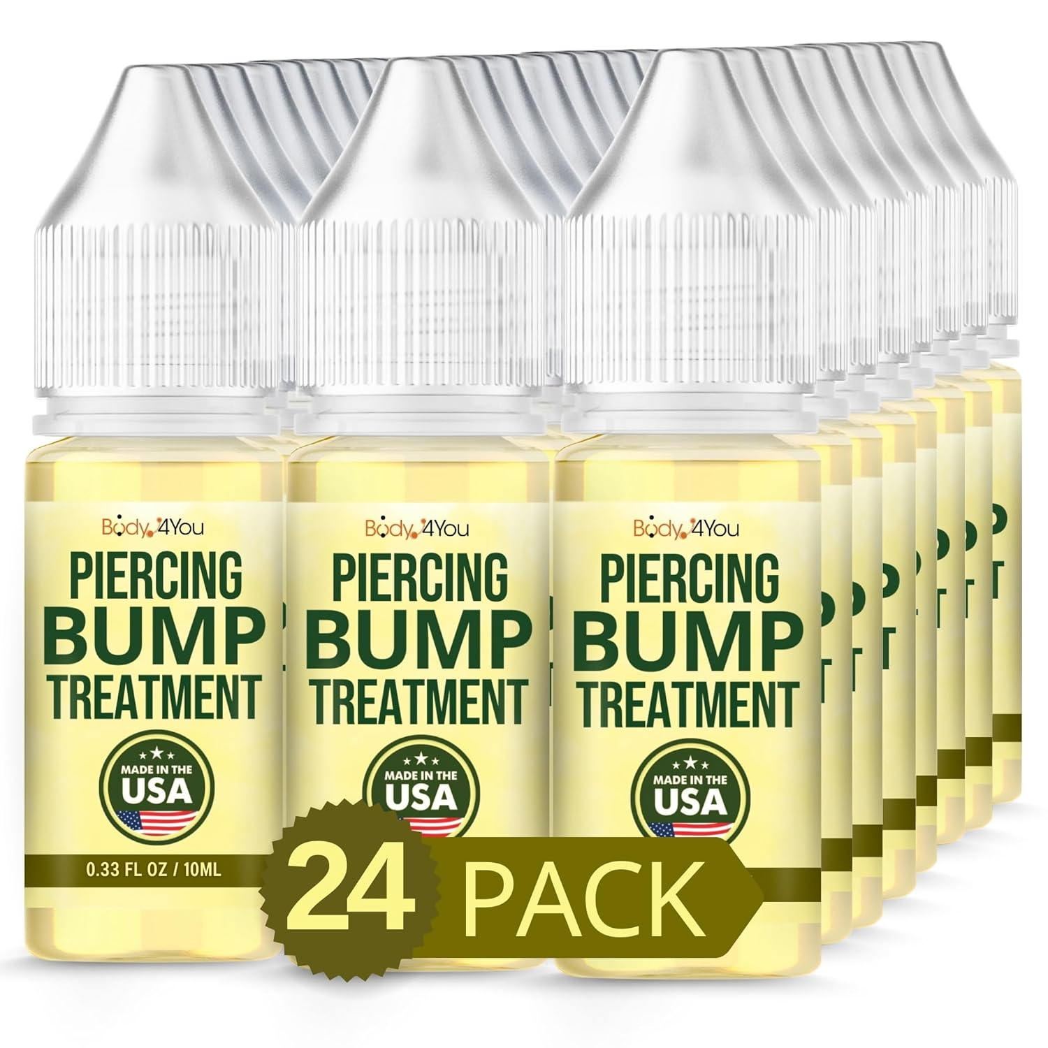 BodyJ4You Piercing Bump Treatment 0.33 Fl Oz 24 Pack